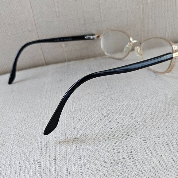Elle Eyeglasses Frame EL13344 GD Women's Black Metal Oval Full Rim 51[]16 135 - Picture 11 of 16
